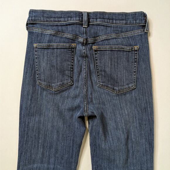 AYR The Pop 29S Short Blue Straight Leg High Rise Stretch Minimalist Denim - Picture 6 of 11